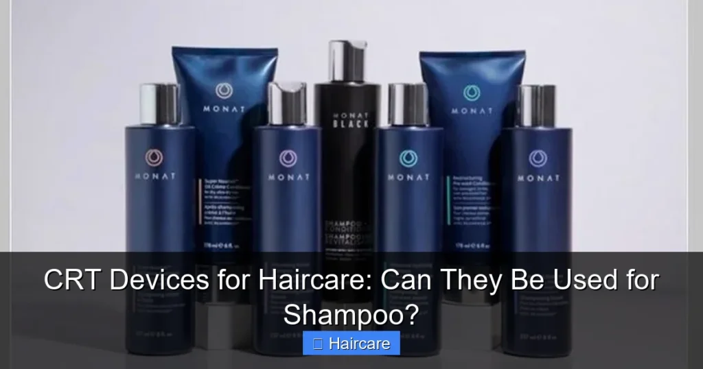 Featured image for CRT Devices for Haircare: Can They Be Used for Shampoo?