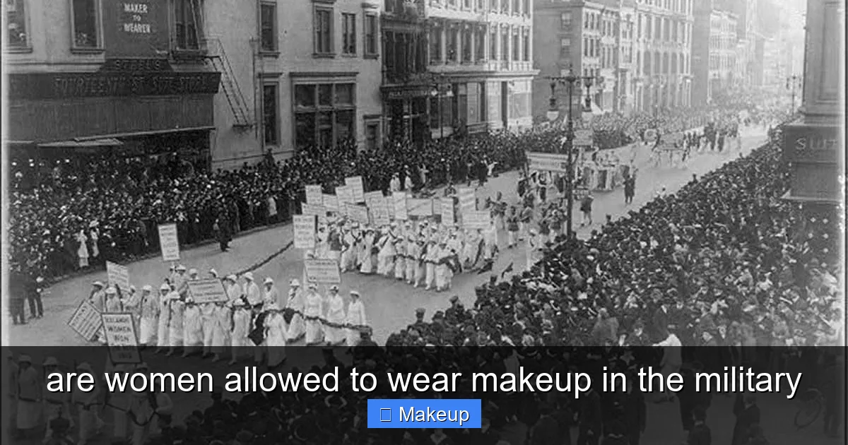 Featured image for are women allowed to wear makeup in the military