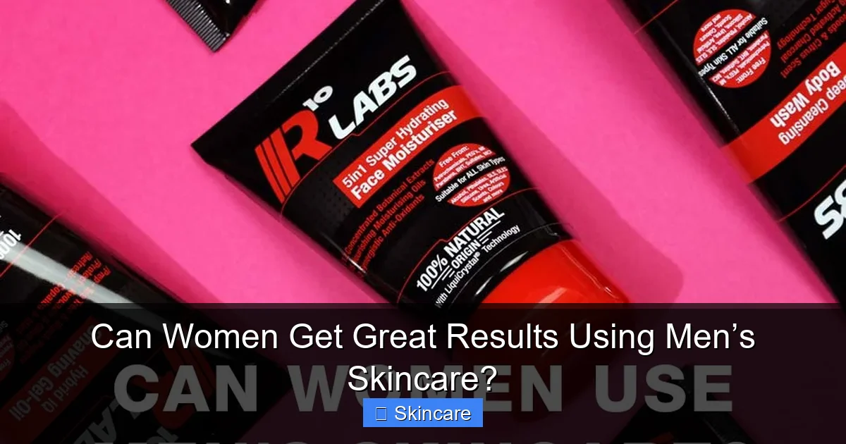 Featured image for Can Women Get Great Results Using Men’s Skincare?