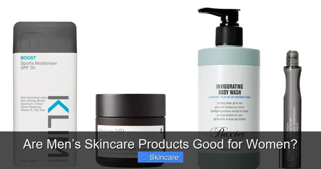 Featured image for Are Men’s Skincare Products Good for Women?