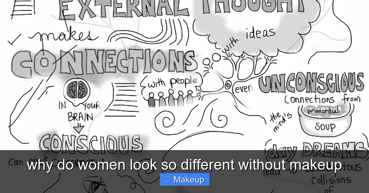 why do women look so different without makeup - content2 visual guide