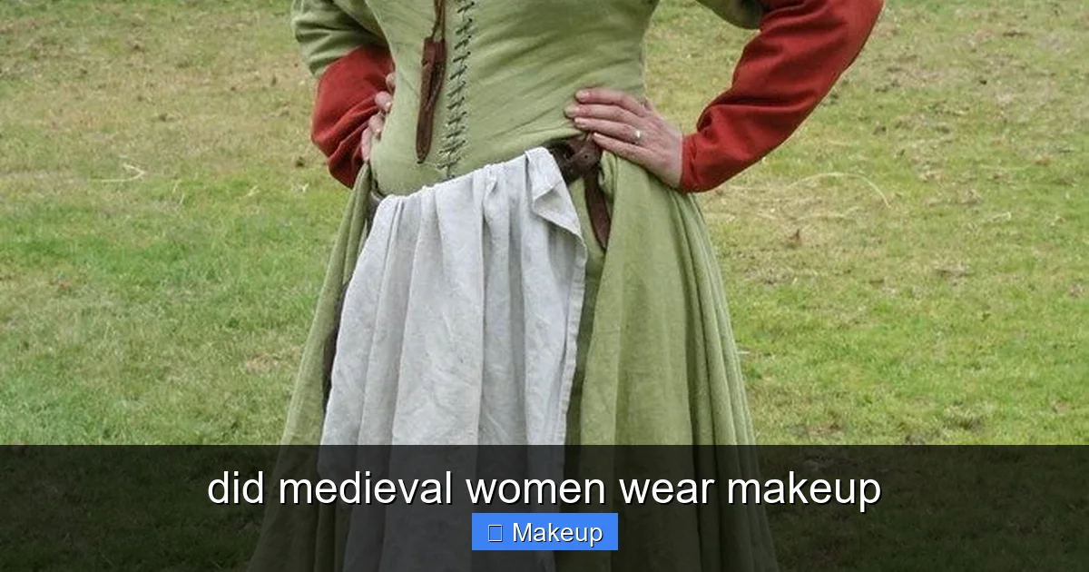 did medieval women wear makeup - content2 visual guide