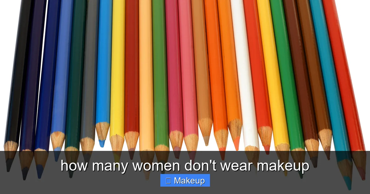 how many women don't wear makeup - content1 visual guide