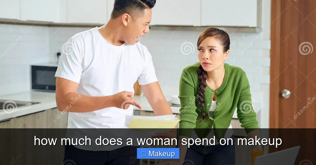 how much does a woman spend on makeup - content1 visual guide