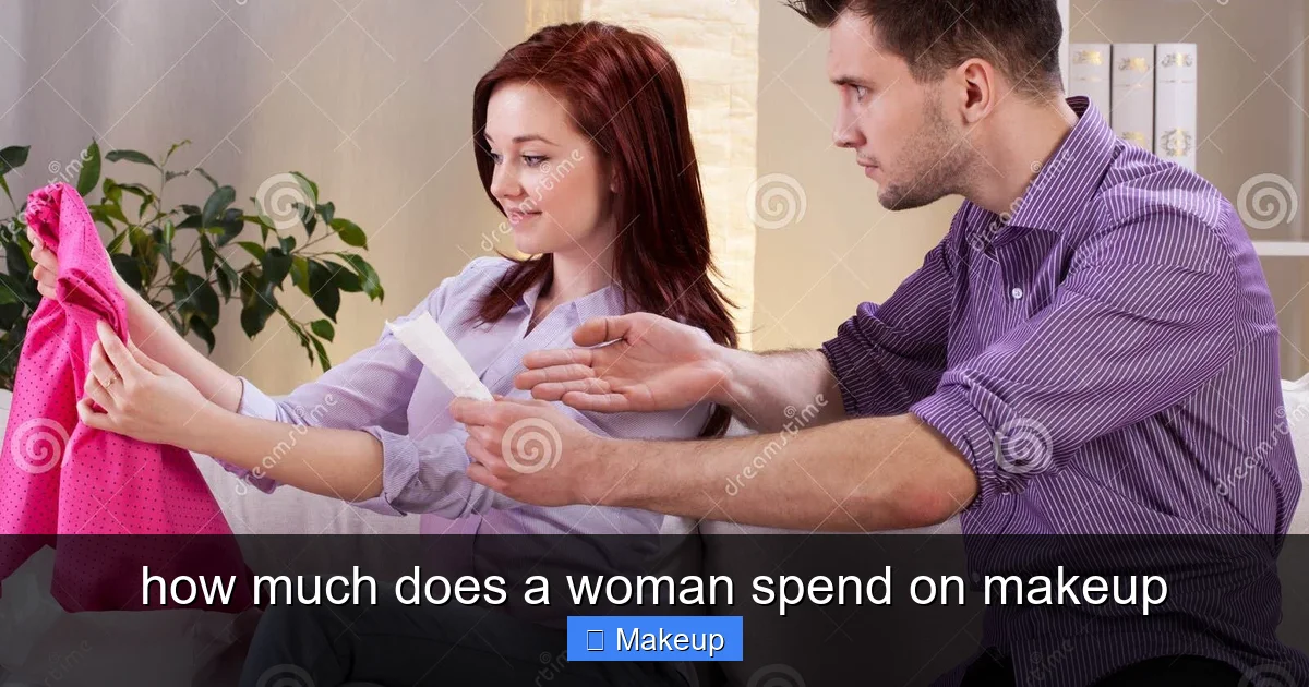 how much does a woman spend on makeup - content2 visual guide