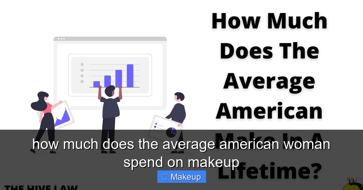 how much does the average american woman spend on makeup - content2 visual guide