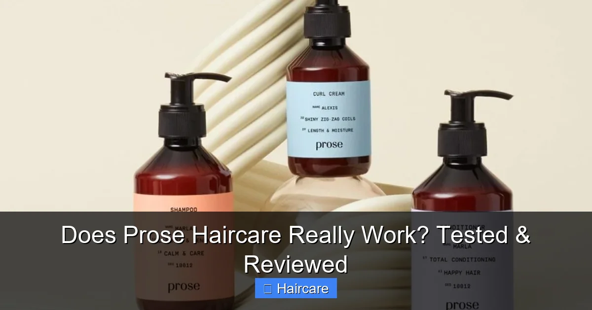 Does Prose Haircare Really Work? Tested & Reviewed - content1 visual guide