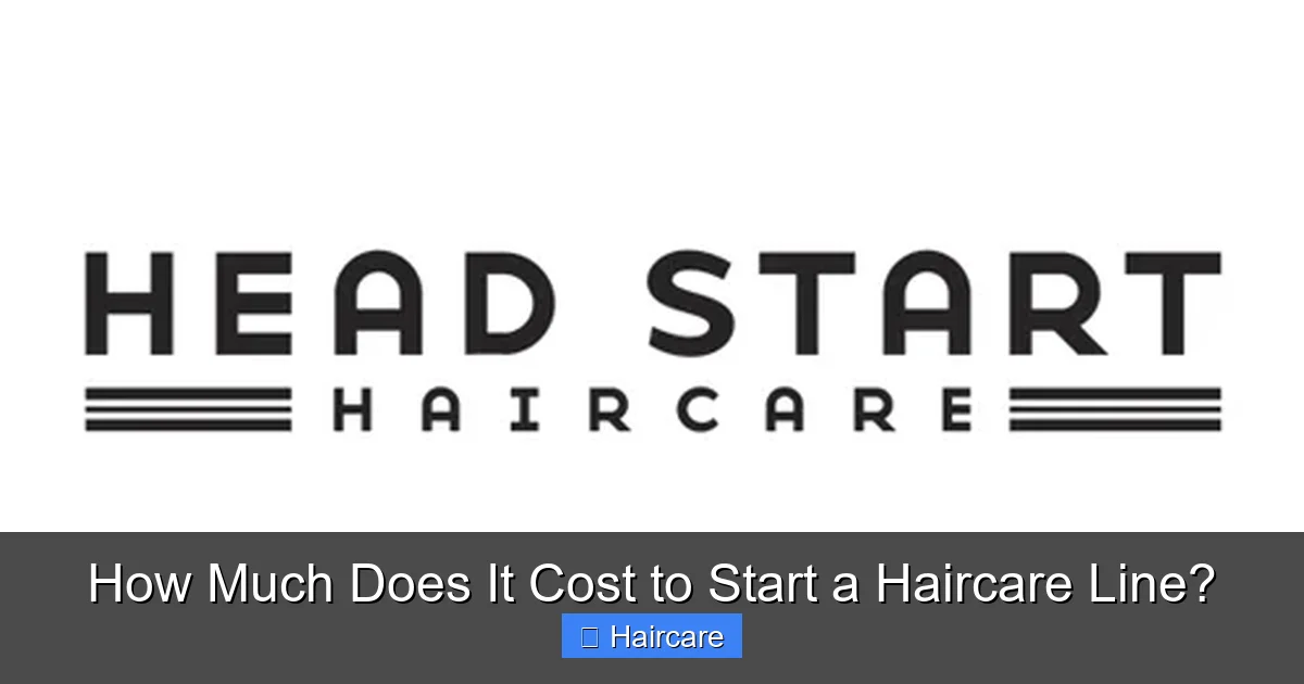 How Much Does It Cost to Start a Haircare Line? - content1 visual guide