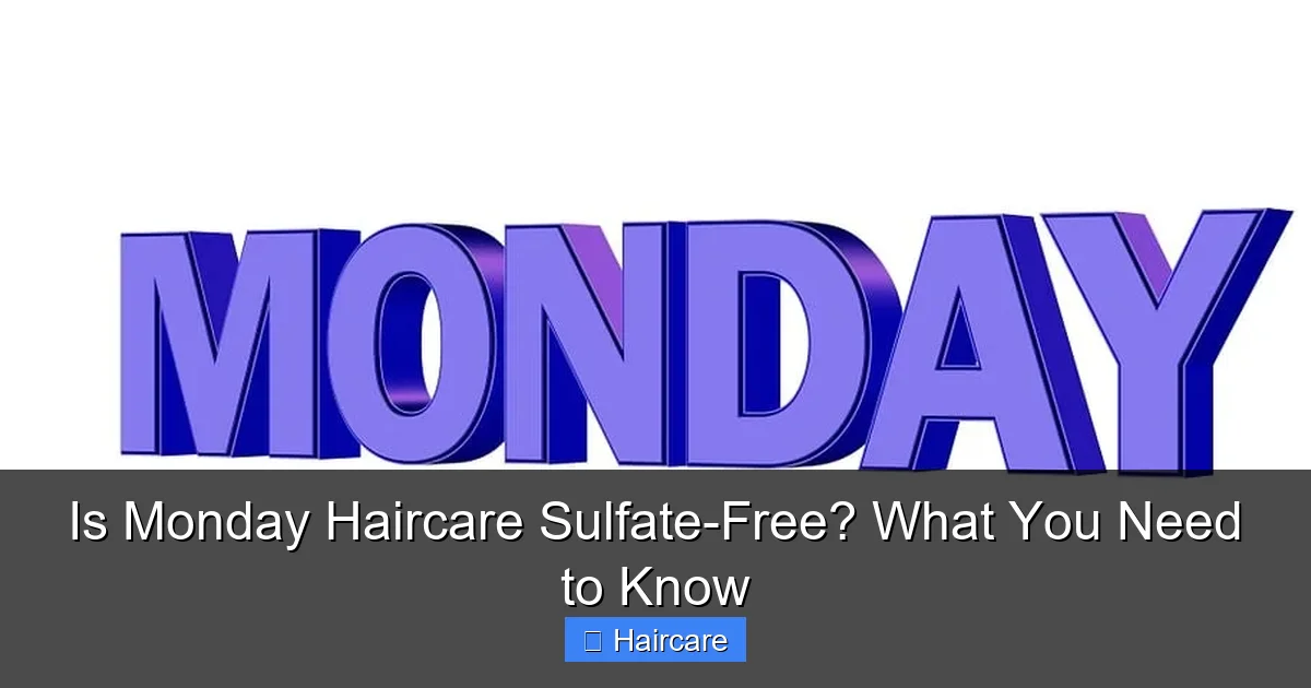 Is Monday Haircare Sulfate-Free? What You Need to Know - content2 visual guide