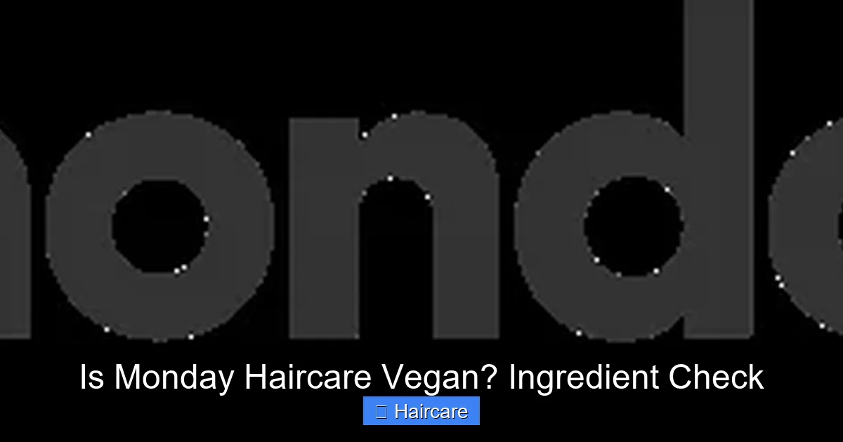 Is Monday Haircare Vegan? Ingredient Check - content2 visual guide