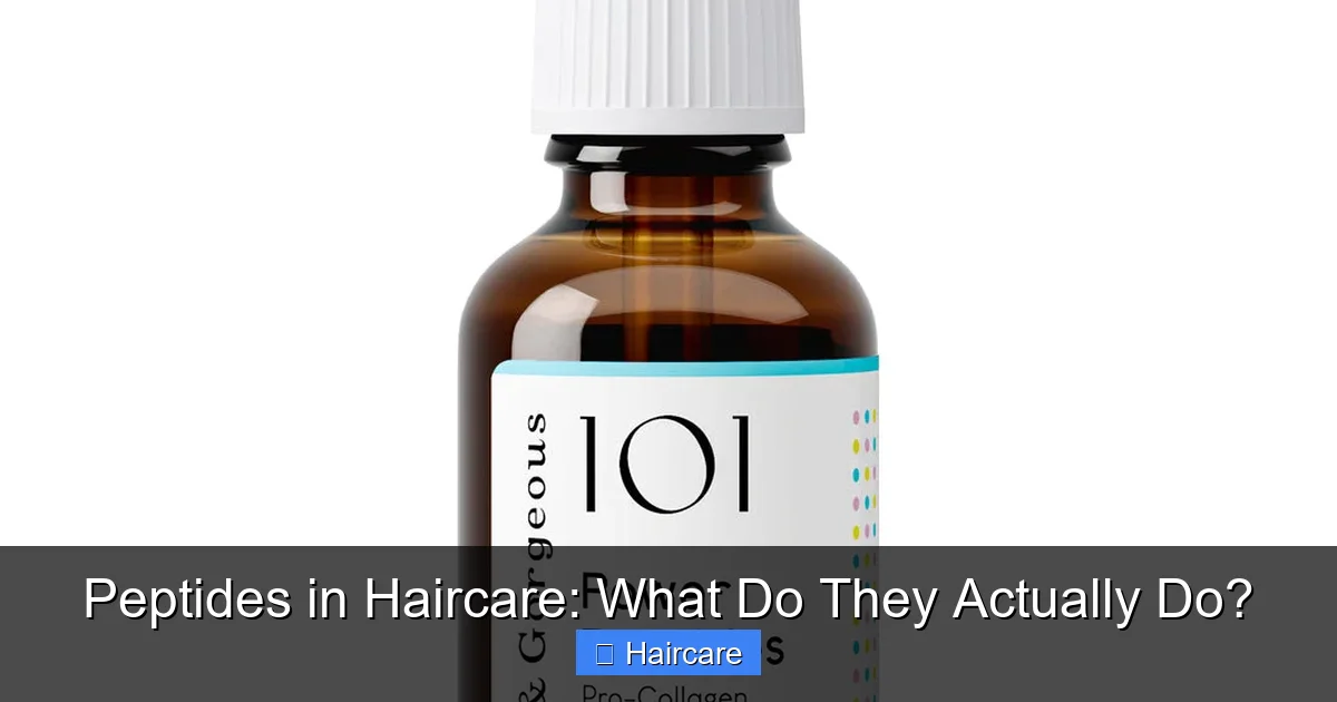 Peptides in Haircare: What Do They Actually Do? - content2 visual guide
