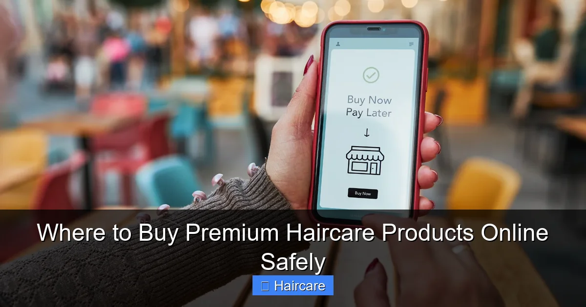 Where to Buy Premium Haircare Products Online Safely - content1 visual guide