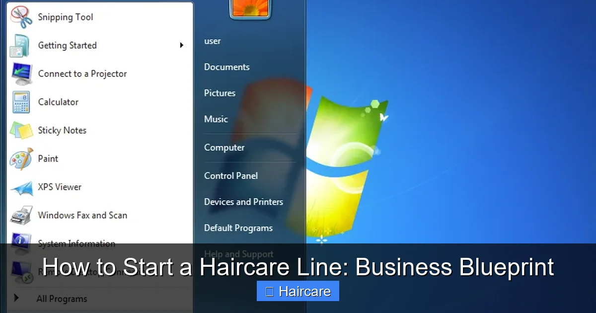 How to Start a Haircare Line: Business Blueprint - content2 visual guide