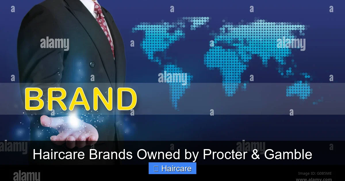 Haircare Brands Owned by Procter & Gamble - content1 visual guide