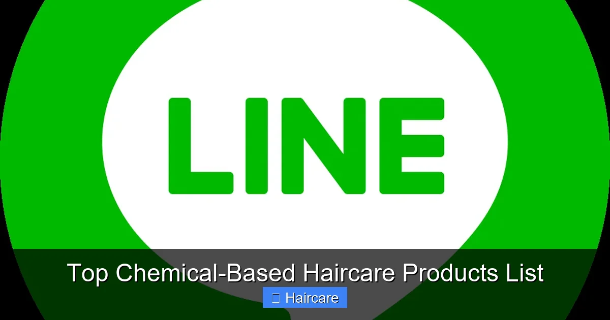 Top Chemical-Based Haircare Products List - content1 visual guide