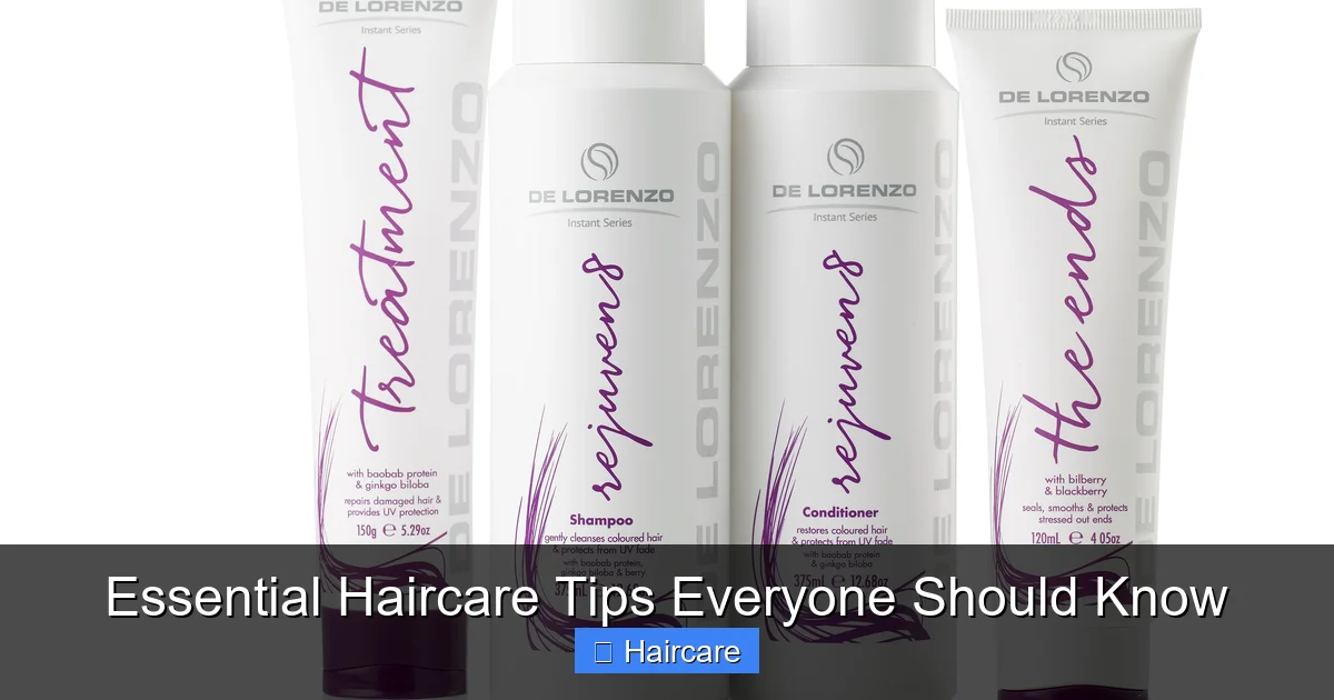 Essential Haircare Tips Everyone Should Know - content1 visual guide