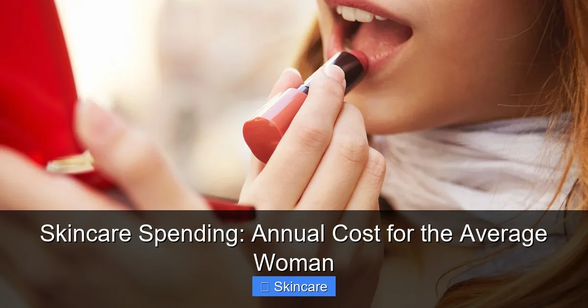 Skincare Spending: Annual Cost for the Average Woman - content1 visual guide