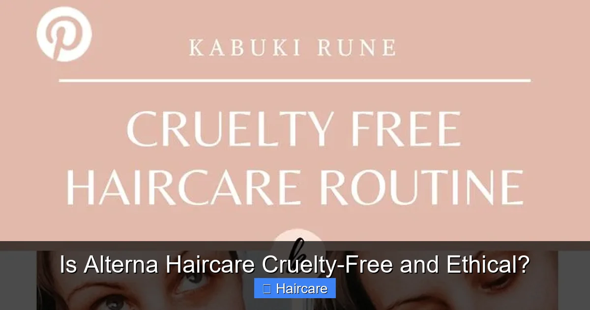 Is Alterna Haircare Cruelty-Free and Ethical? - content2 visual guide