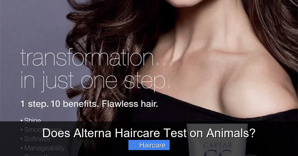 Does Alterna Haircare Test on Animals? - content2 visual guide