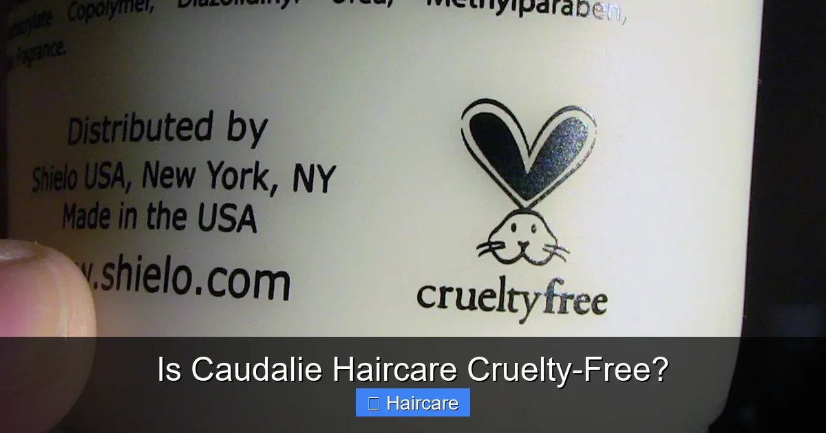 Is Caudalie Haircare Cruelty-Free? - content1 visual guide