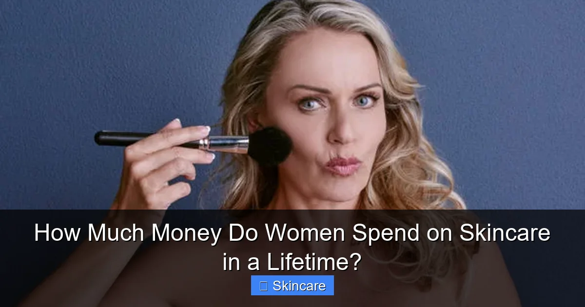 How Much Money Do Women Spend on Skincare in a Lifetime? - content1 visual guide