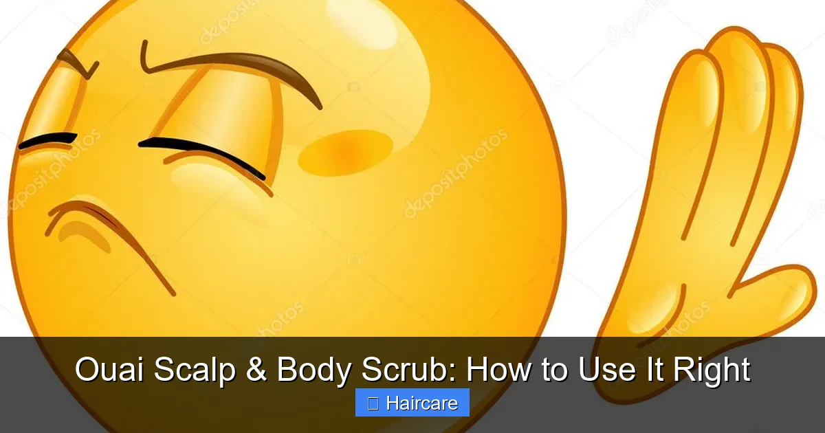 Ouai Scalp & Body Scrub: How to Use It Right - content2 visual guide