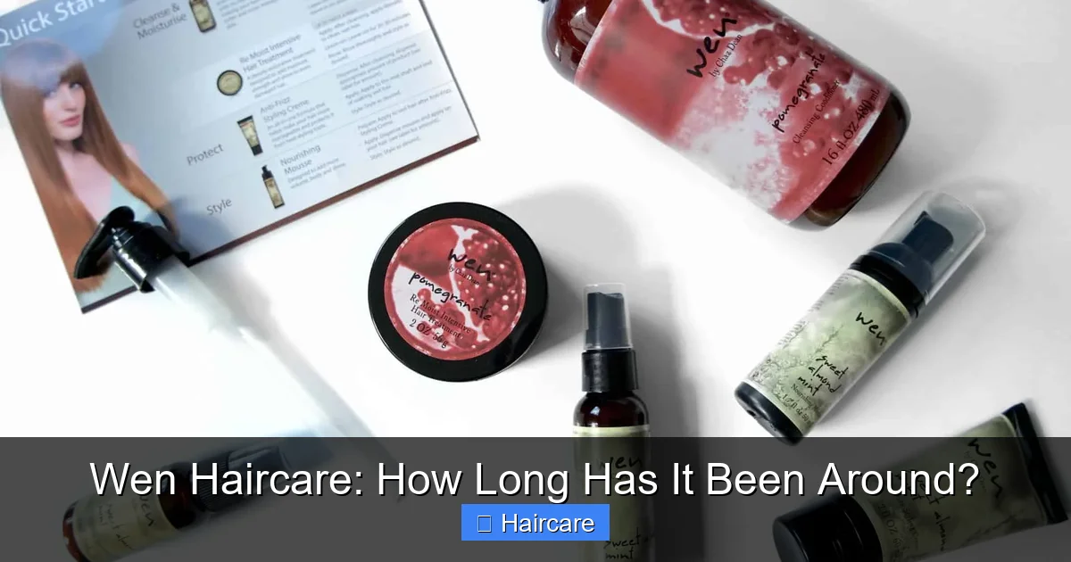 Wen Haircare: How Long Has It Been Around? - content2 visual guide