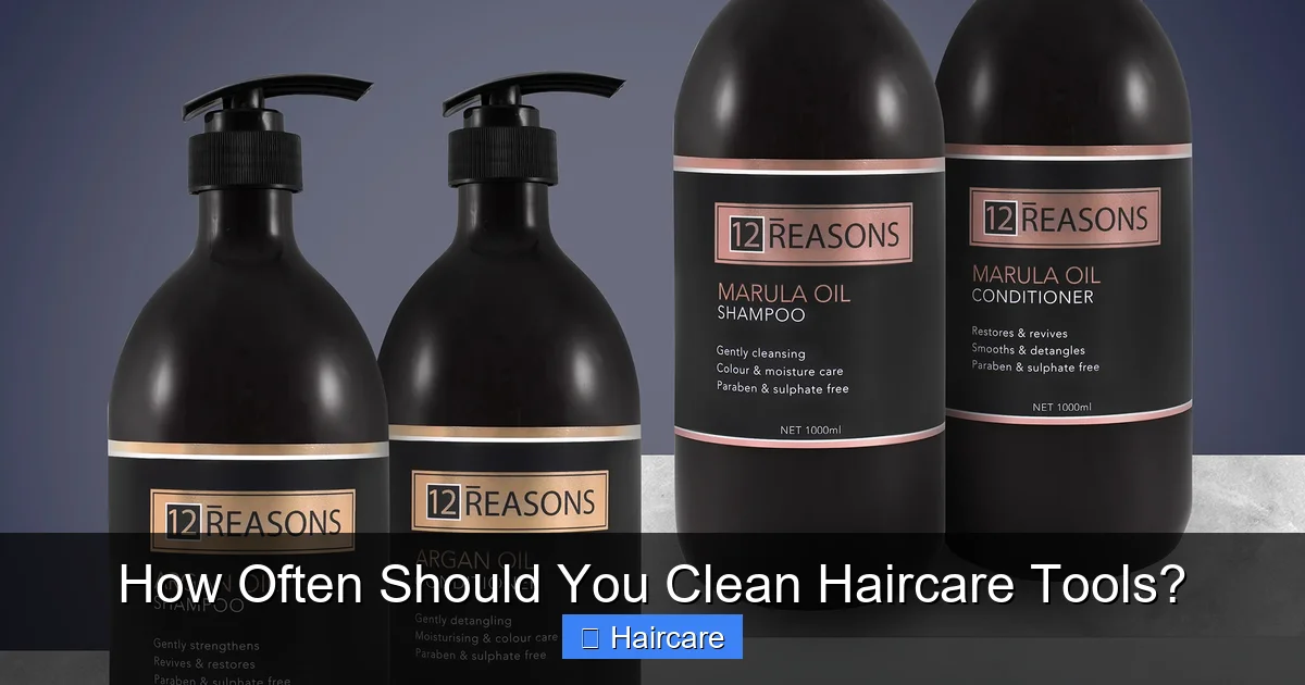 How Often Should You Clean Haircare Tools? - content2 visual guide