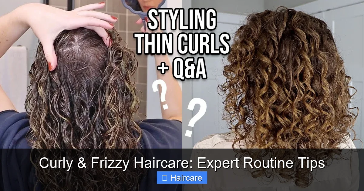 Curly & Frizzy Haircare: Expert Routine Tips - content1 visual guide