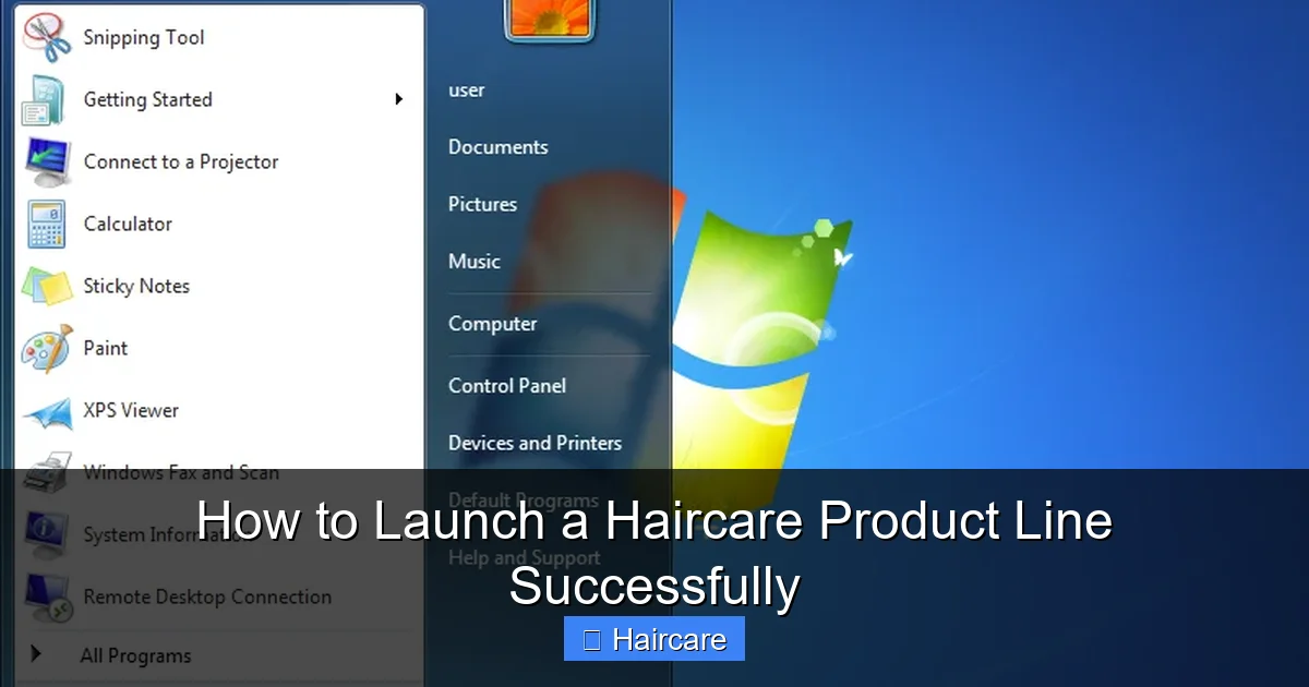 How to Launch a Haircare Product Line Successfully - content2 visual guide