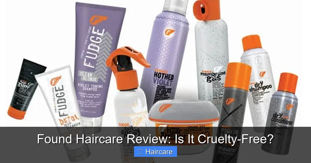 Found Haircare Review: Is It Cruelty-Free? - content1 visual guide