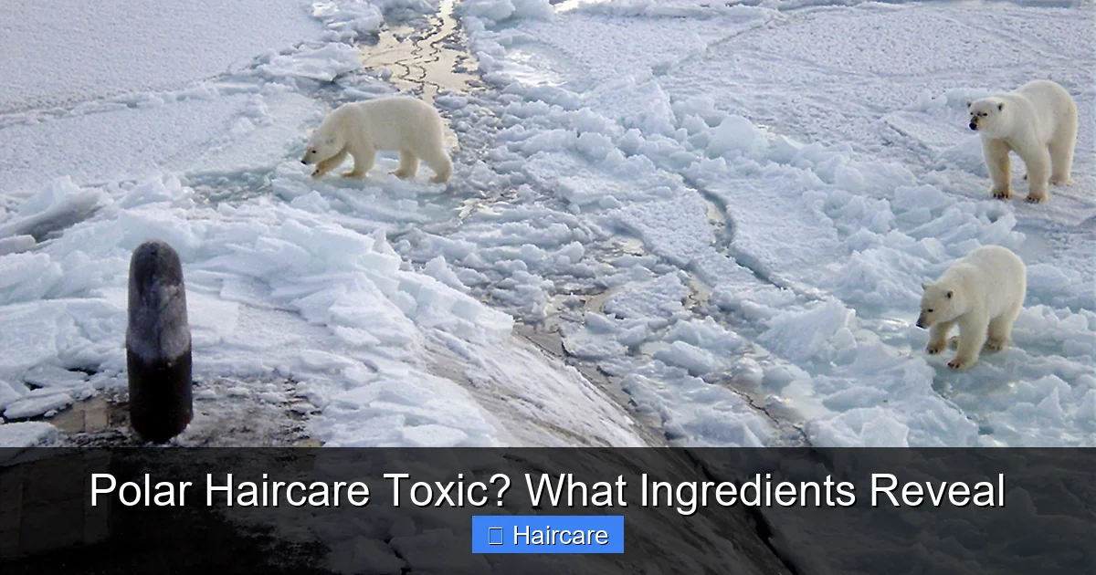 Polar Haircare Toxic? What Ingredients Reveal - content2 visual guide