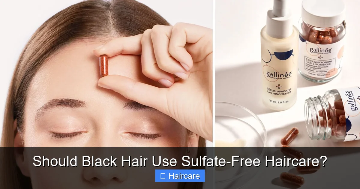 Should Black Hair Use Sulfate-Free Haircare? - content1 visual guide