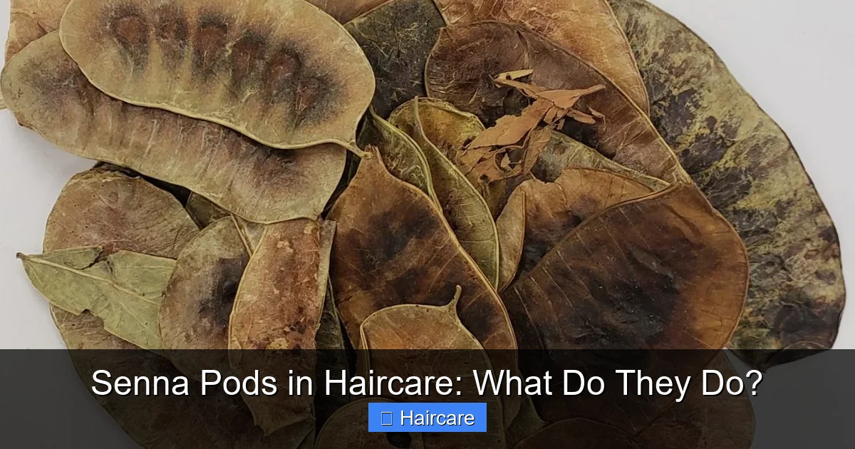 Senna Pods in Haircare: What Do They Do? - content1 visual guide