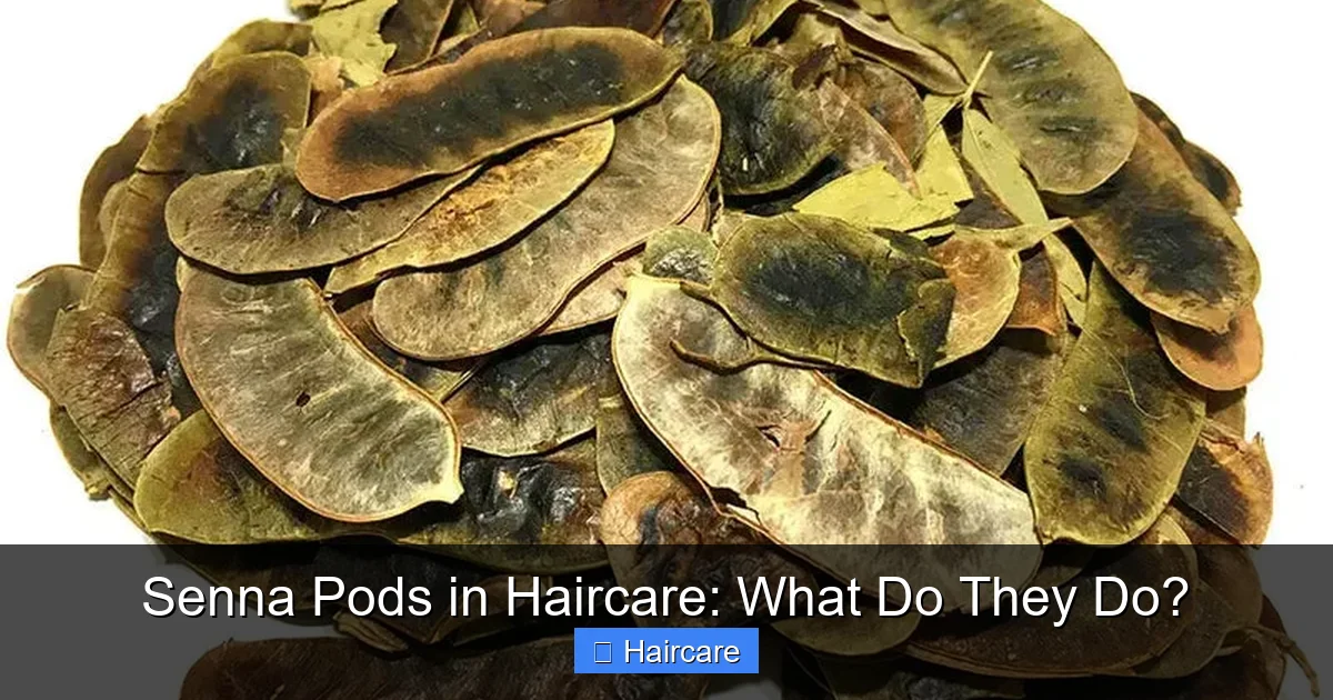 Senna Pods in Haircare: What Do They Do? - content2 visual guide
