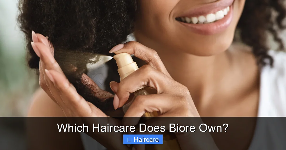 Which Haircare Does Biore Own? - content1 visual guide