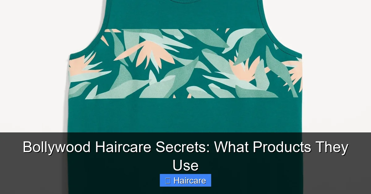 Bollywood Haircare Secrets: What Products They Use - content1 visual guide