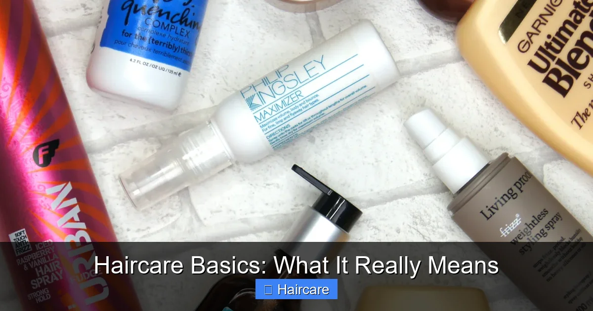 Haircare Basics: What It Really Means - content1 visual guide
