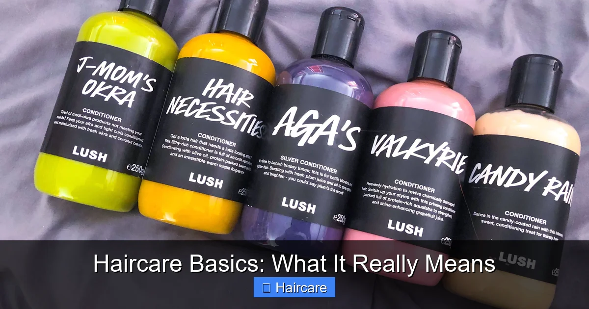 Haircare Basics: What It Really Means - content2 visual guide