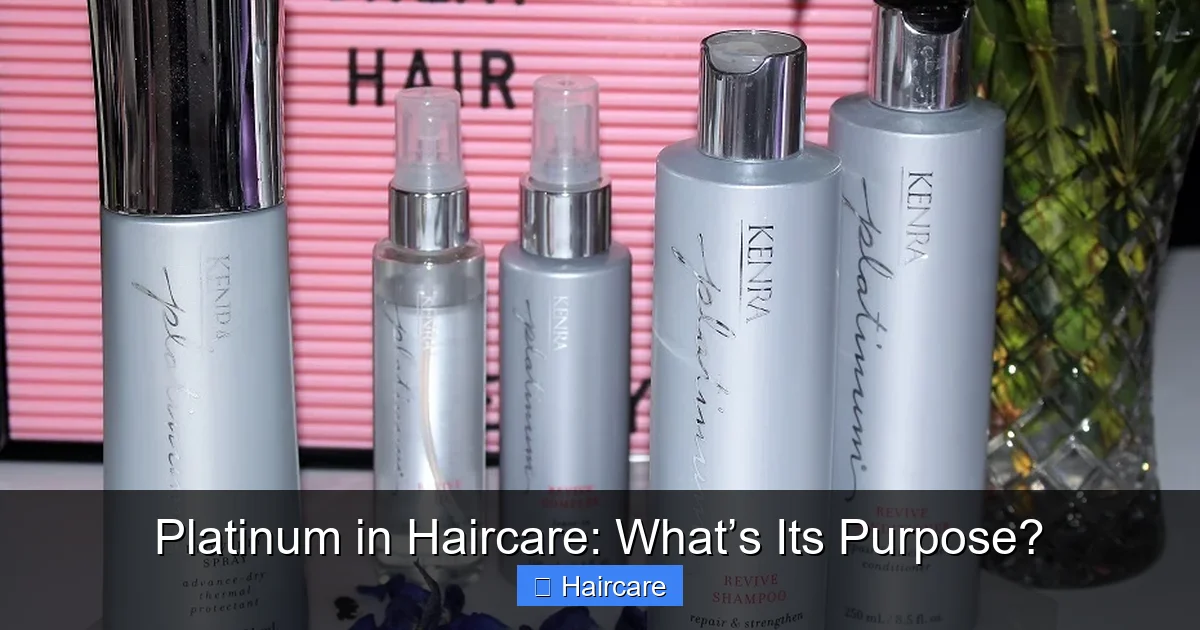 Platinum in Haircare: What’s Its Purpose? - content1 visual guide
