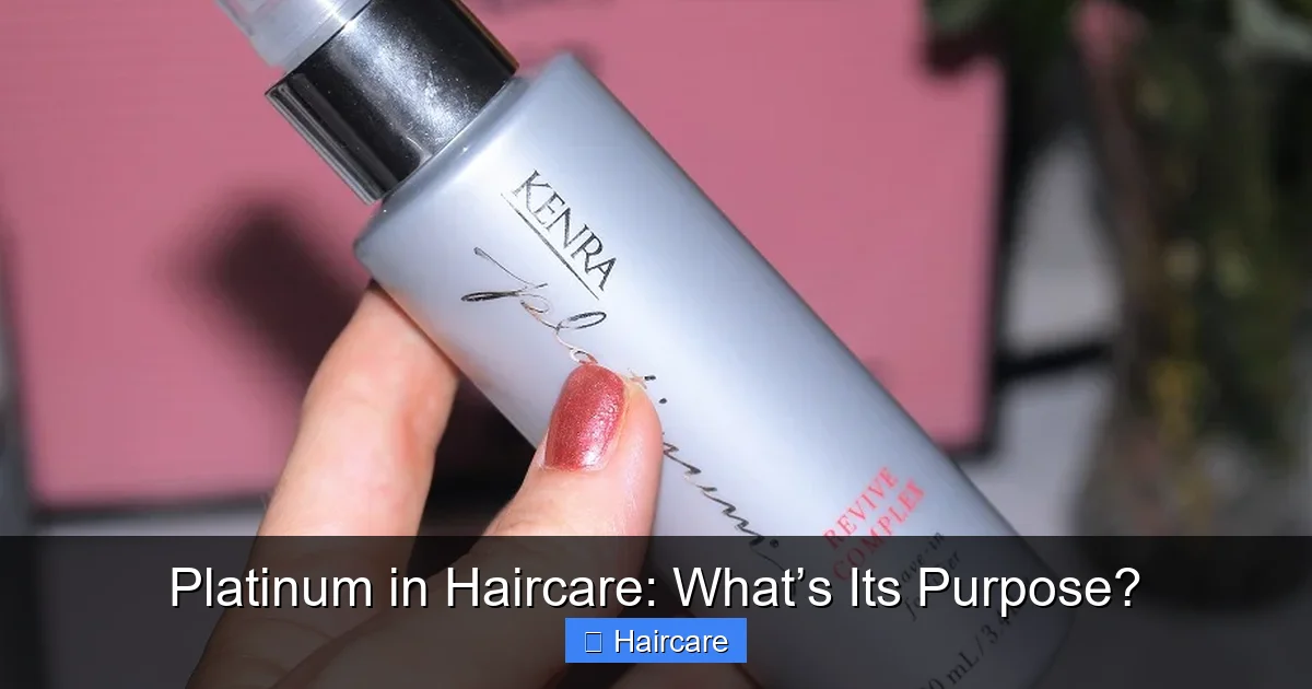 Platinum in Haircare: What’s Its Purpose? - content2 visual guide