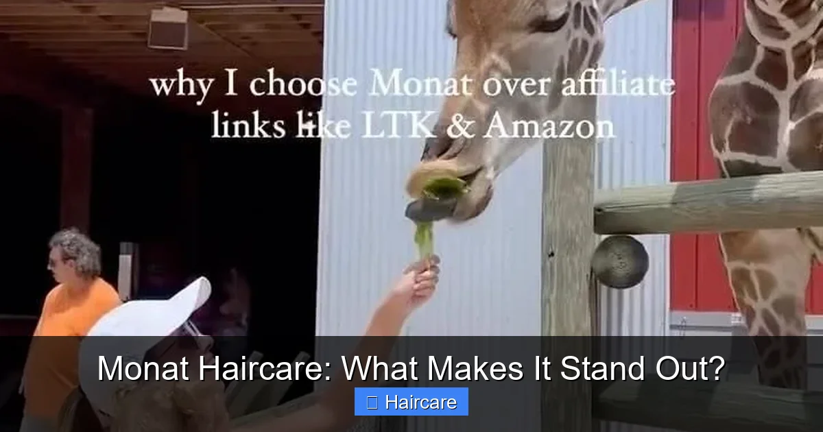 Monat Haircare: What Makes It Stand Out? - content1 visual guide