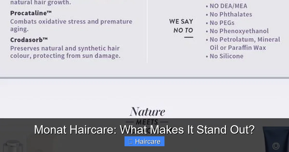 Monat Haircare: What Makes It Stand Out? - content2 visual guide