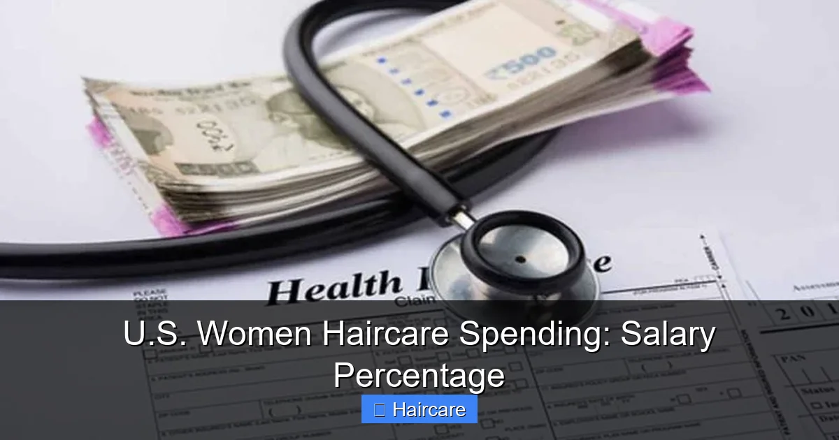 U.S. Women Haircare Spending: Salary Percentage - content2 visual guide