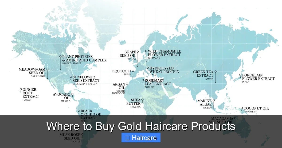 Where to Buy Gold Haircare Products - content1 visual guide