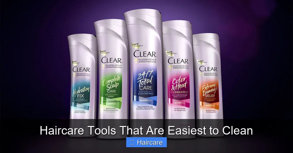 Haircare Tools That Are Easiest to Clean - content1 visual guide