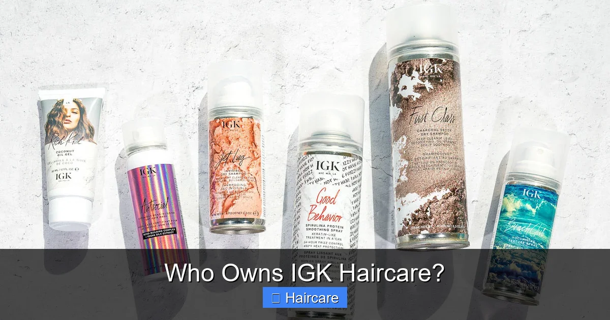 Who Owns IGK Haircare? - content1 visual guide