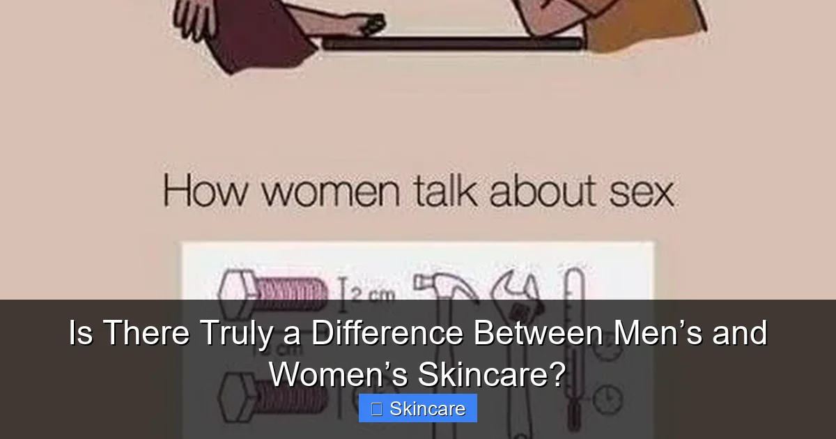 Is There Truly a Difference Between Men’s and Women’s Skincare? - content2 visual guide