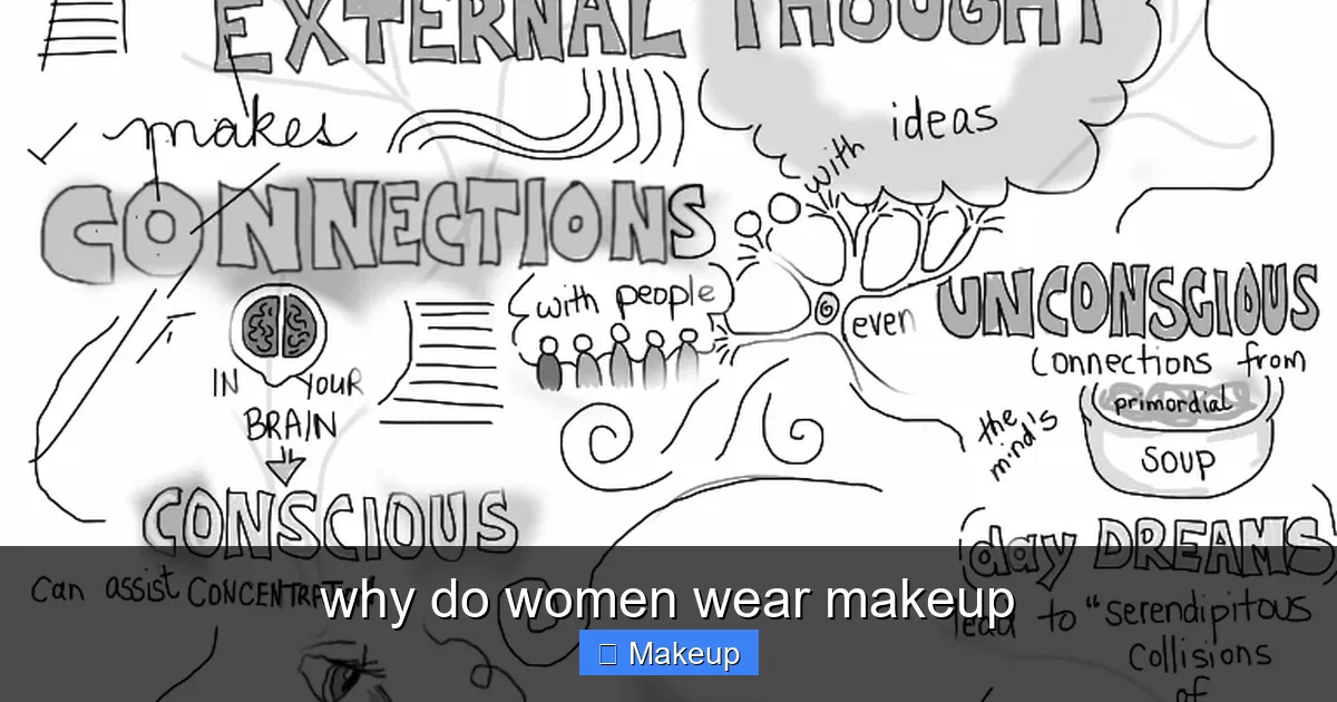 why do women wear makeup - content2 visual guide