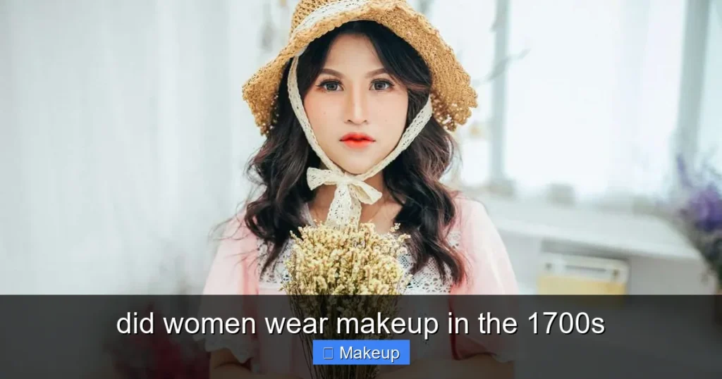 Featured image for did women wear makeup in the 1700s